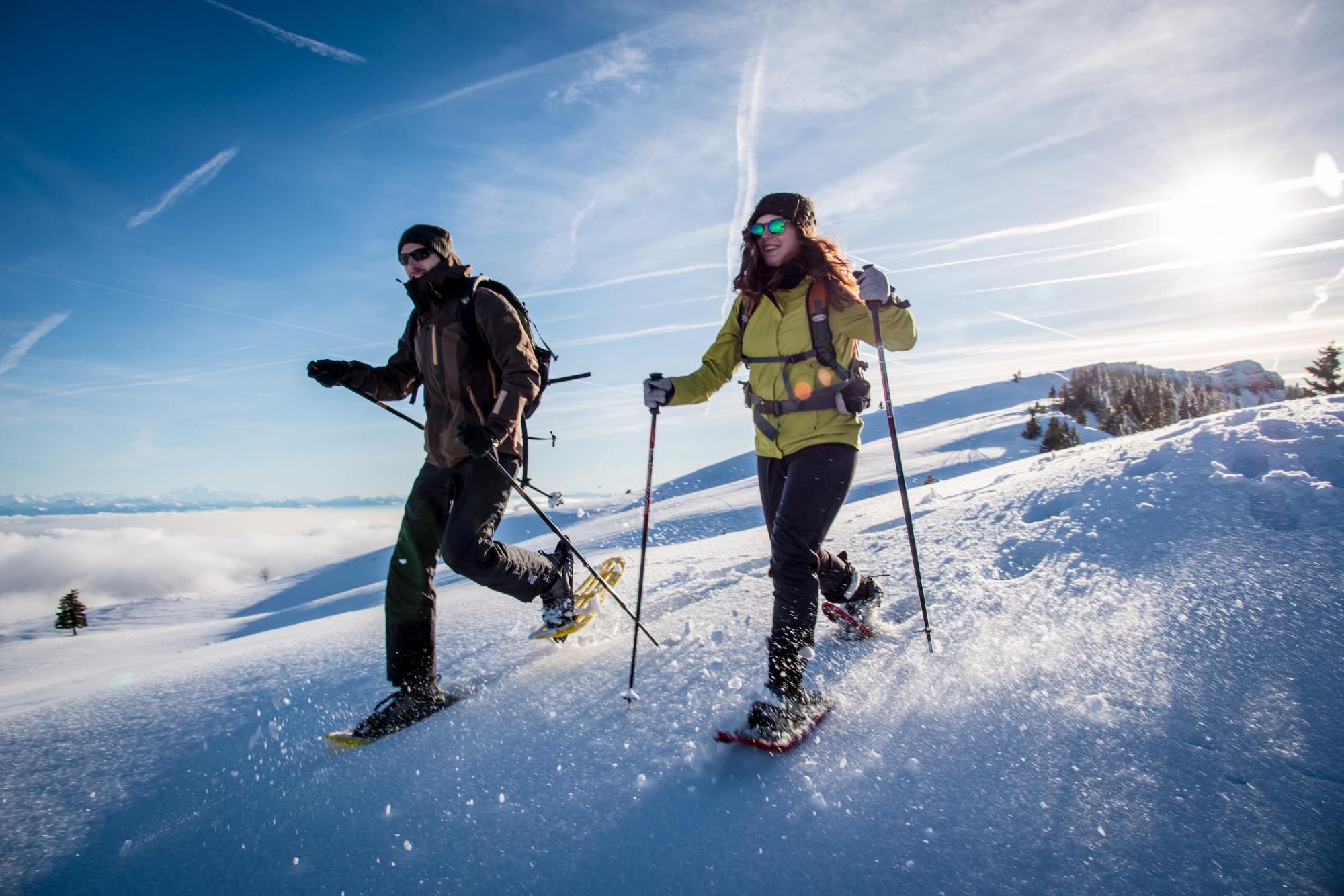 raquette-la-vattay Personnes en raquettes